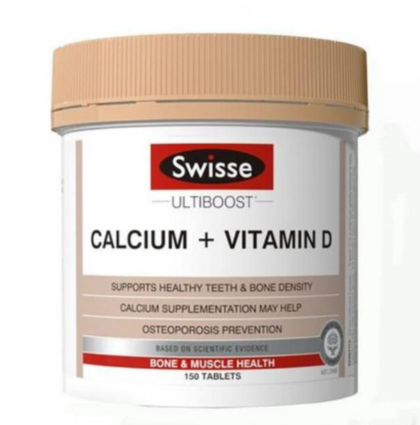 Swisse Canxi + Vitamin D (Viên uống chống loãng xương tăng cường canxi cho cơ thể + Vitamin D)