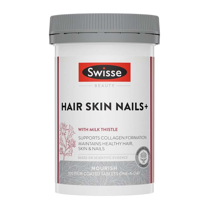 Viên uống đẹp da móng tóc Swisse Ultiboost Hair Skin Nails 100 viên